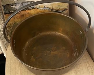 Large Brass Bucket