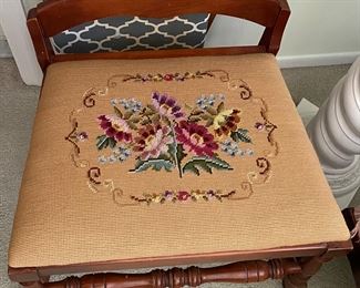 Needlepoint Stool