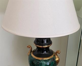 Marbro Malachite Table Lamp