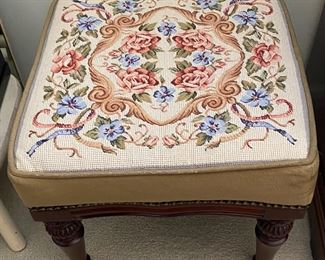 Embroidered Stool