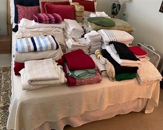 Assorted Linens and Bedding