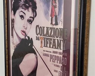 Framed Breakfast at Tiffany's Poster