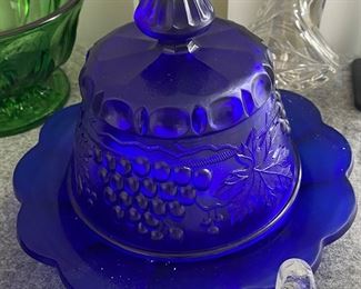 Cobalt Butter Dish