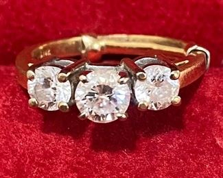 14K Gold Diamond Ring