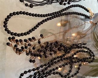 Assorted Jet Necklaces