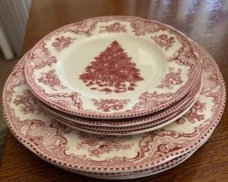 Christmas plates