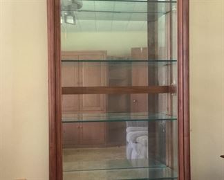 Mirrored curio cabinet