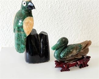 stone birds