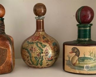 Leather Wrapped Decanters