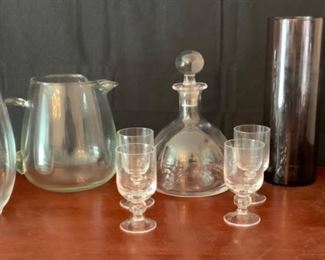Mid-Century glassware