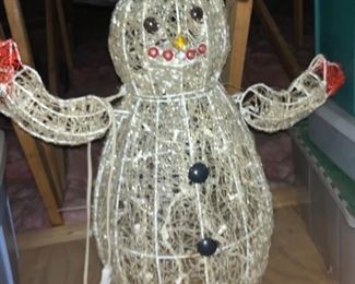 Indoor / outdoor lighted Snowman