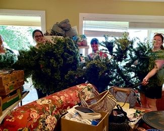 Lots of cleaning up and moving around!  So much stuff coming out of the woodwork!