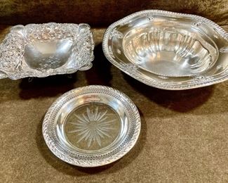 Sterling!  Removed daily. 