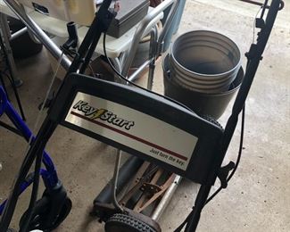 mower with key start