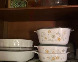 Corning Floral Bouquet Set