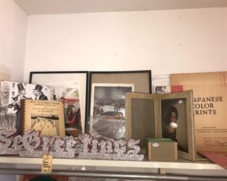 Items Located In The 1st Bedroom ( Vintage Pin Up & Ephemera)