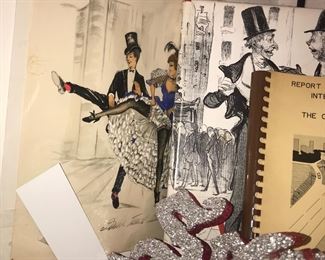 Items Located In The 1st Bedroom ( Vintage Pin Up & Ephemera)