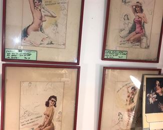 Items Located In The 1st Bedroom ( Vintage Pin Up & Ephemera)