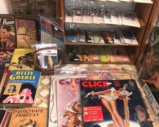 Items Located In The 1st Bedroom ( Vintage Pin Up & Ephemera)