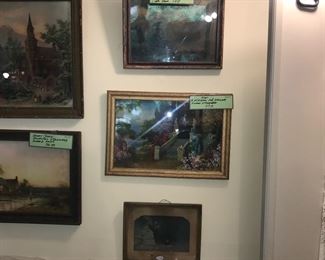 Items Located In The 4th Bedroom ( Vintage 1930's Lithographs ~ Vintage Linens And Sewing Items ~ Vintage Costume Jewelry ~ Vintage Marbles)