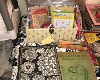 Items Located In The 4th Bedroom ( Vintage 1930's Lithographs ~ Vintage Linens And Sewing Items ~ Vintage Costume Jewelry ~ Vintage Marbles)