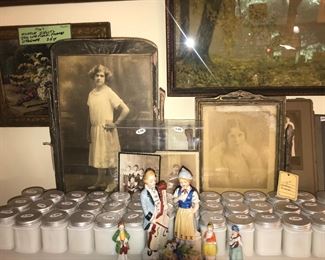 Items Located In The 4th Bedroom ( Vintage 1930's Lithographs ~ Vintage Linens And Sewing Items ~ Vintage Costume Jewelry ~ Vintage Marbles)