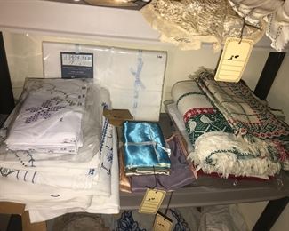 Items Located In The 4th Bedroom ( Vintage 1930's Lithographs ~ Vintage Linens And Sewing Items ~ Vintage Costume Jewelry ~ Vintage Marbles)