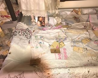 Items Located In The 4th Bedroom ( Vintage 1930's Lithographs ~ Vintage Linens And Sewing Items ~ Vintage Costume Jewelry ~ Vintage Marbles)