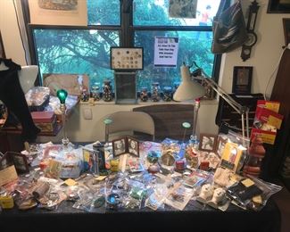 Items Located In The 4th Bedroom ( Vintage 1930's Lithographs ~ Vintage Linens And Sewing Items ~ Vintage Costume Jewelry ~ Vintage Marbles)