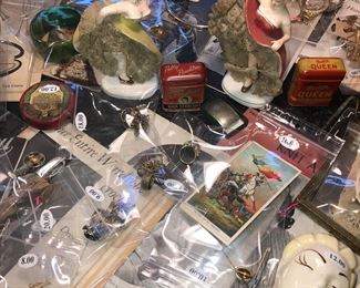 Items Located In The 4th Bedroom ( Vintage 1930's Lithographs ~ Vintage Linens And Sewing Items ~ Vintage Costume Jewelry ~ Vintage Marbles)