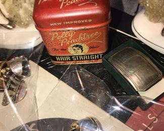 Items Located In The 4th Bedroom ( Vintage 1930's Lithographs ~ Vintage Linens And Sewing Items ~ Vintage Costume Jewelry ~ Vintage Marbles)