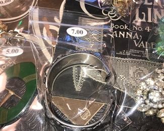 Items Located In The 4th Bedroom ( Vintage 1930's Lithographs ~ Vintage Linens And Sewing Items ~ Vintage Costume Jewelry ~ Vintage Marbles)