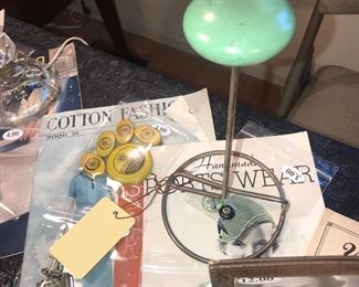 Items Located In The 4th Bedroom ( Vintage 1930's Lithographs ~ Vintage Linens And Sewing Items ~ Vintage Costume Jewelry ~ Vintage Marbles)