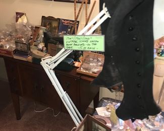 Items Located In The 4th Bedroom ( Vintage 1930's Lithographs ~ Vintage Linens And Sewing Items ~ Vintage Costume Jewelry ~ Vintage Marbles)