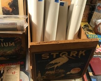 Items Located In The 1st Bedroom ( Vintage Pin Up & Ephemera)