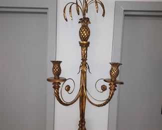 Beautiful Mac Sculpture Double Arm Wall Sconce