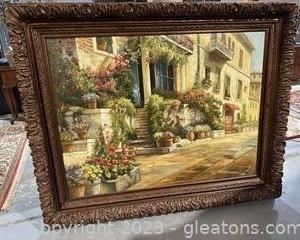 Beautiful Prestige Art Signed and Framed Oil Painting