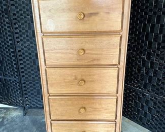 Nice Simmons Light Wood 5 Drawer Tall Boy