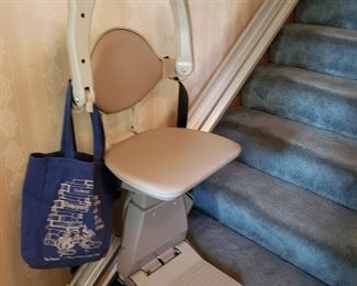 Stair chair w/ rail