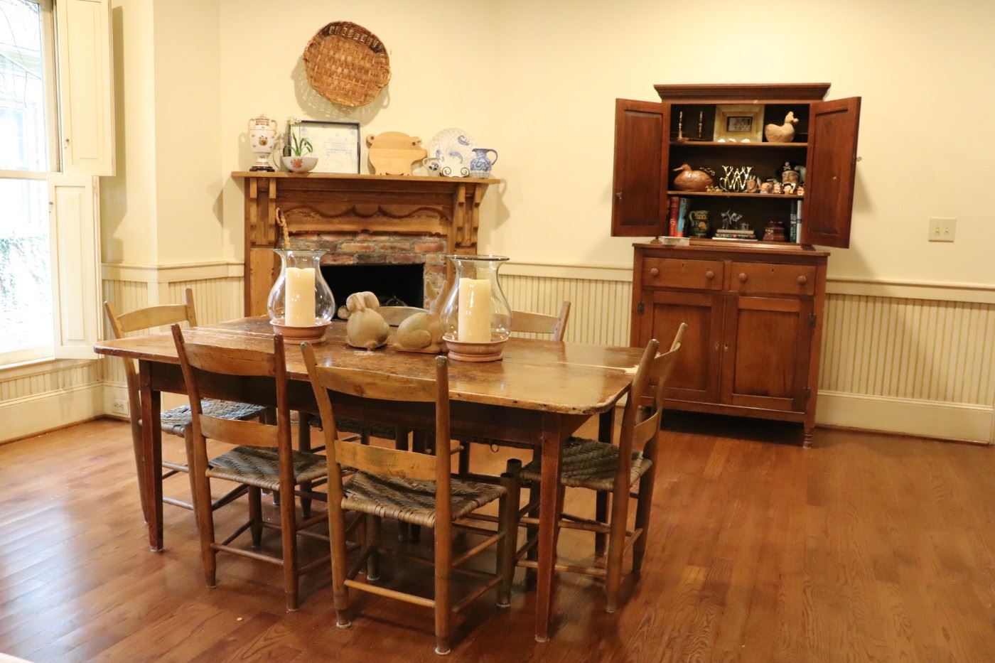 Rare Primitive Kitchen Table