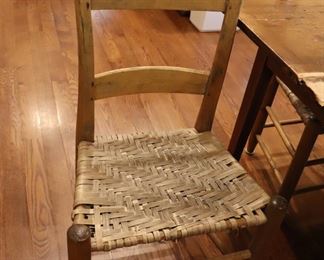  Set of 6 primitive farmhouse Dining Chairs  