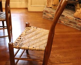  Set of 6 primitive farmhouse Dining Chairs  