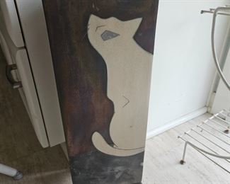 Sculpture has some damage