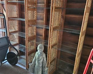 Wicker Display Shelving