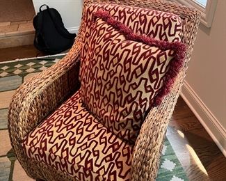 Rattan Upolstered chiar