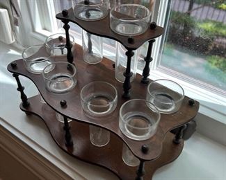 Spanish  holder Langue Vue two tiered 