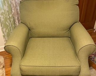 Chair with ottoman 