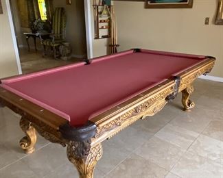 $950. Or OBO. This is a gorgeous table with leather pockets and solid oak wood.
This is Golden Wests Cavanaugh Table from their Legends Collection new this table costs $11,000.00.