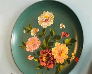Towle hand painted tray
