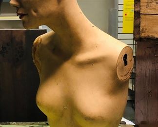 vintage mannequin bust